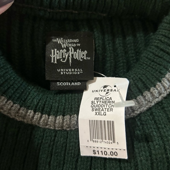 NWT Harry Potter Slytherin Crewneck Sweater - Picture 2 of 8